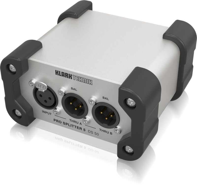 KLARK TEKNIK DS50 SPLITTER PASSIVO 1 IN 5 OUT CON TRASFORMATORE MIDAS E GAMMA DINAMICA ESTESA