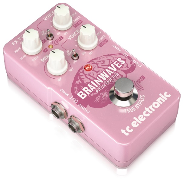 TC ELECTRONIC BRAINWAVES PITCH SHIFTER POLIFONICO WHAMMY DETUNE EFFETTO A PEDALE PER CHITARRA