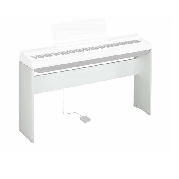 YAMAHA L121 WH SUPPORTO MOBILE LEGNO STAND GAMBE P121 PIANOFORTE COLORE BIANCO