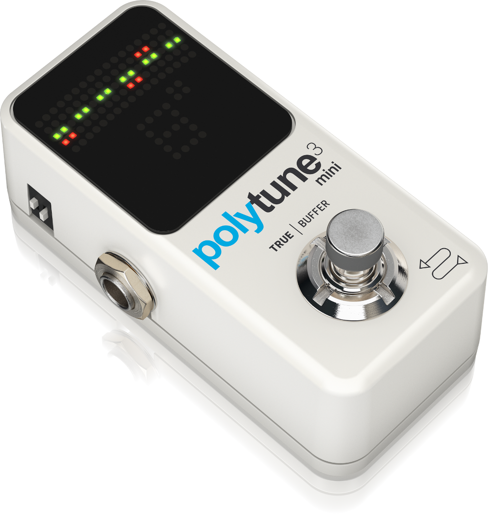 TC ELECTRONIC POLYTUNE 3 MINI ACCORDATORE PER CHITARRA E BASSO A PEDALE CON BOOSTER BONAFIDE INTEGRATO