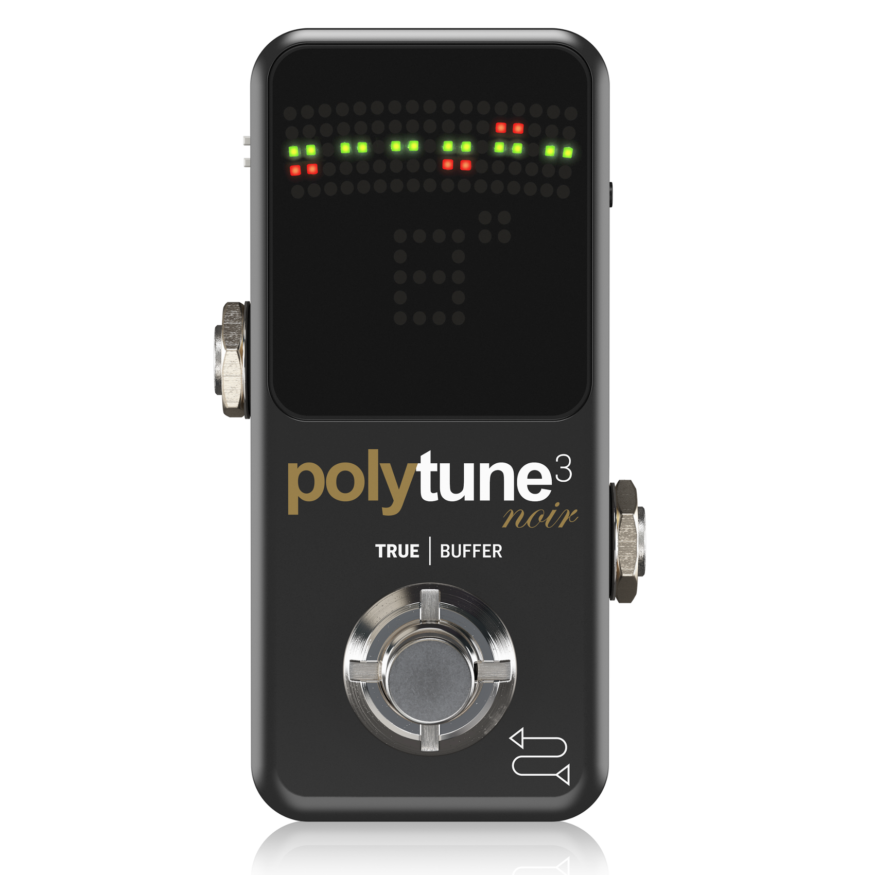 TC ELECTRONIC POLYTUNE 3 NOIR ACCORDATORE PER CHITARRA E BASSO A PEDALE CON BOOSTER BONAFIDE INTEGRATO