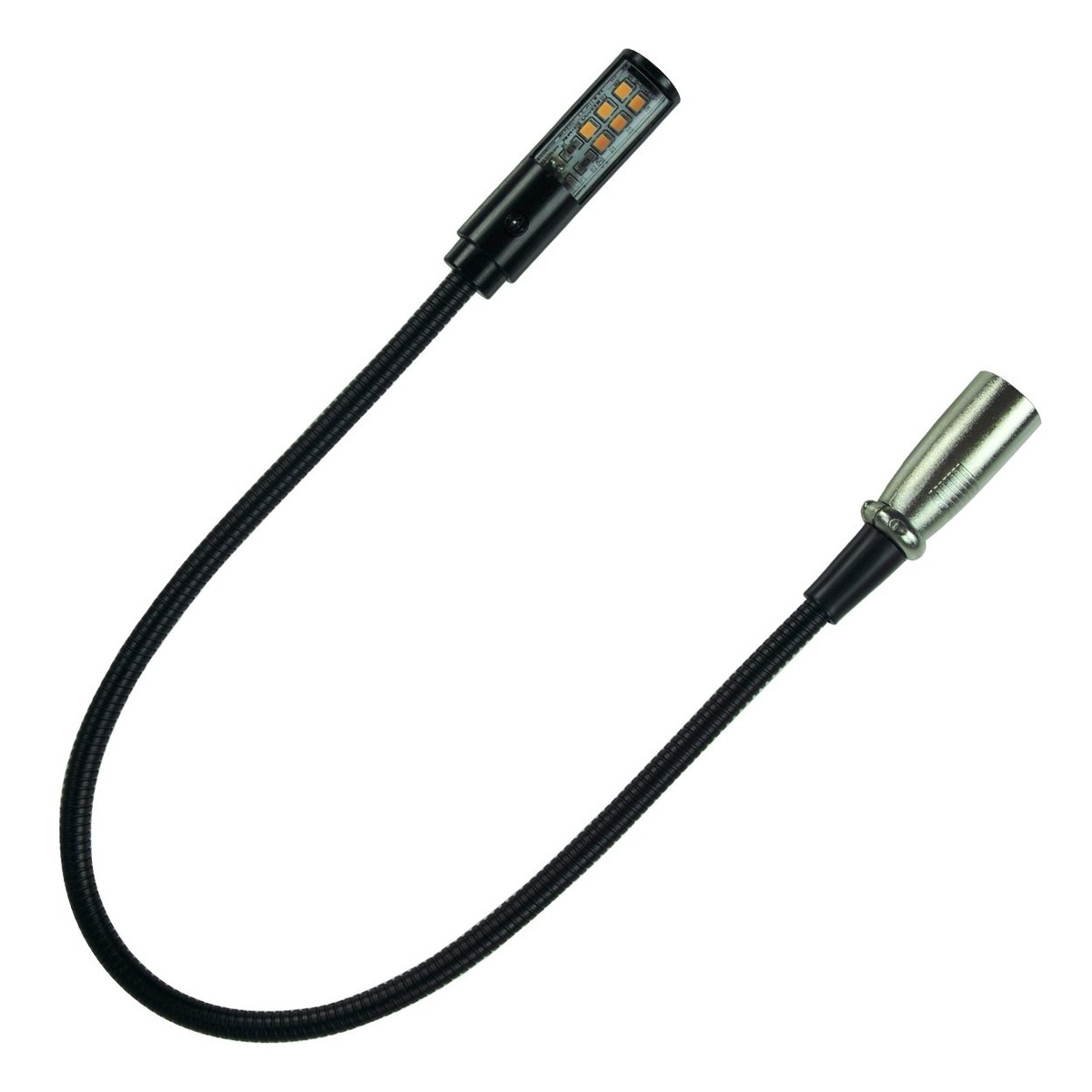 KLARK TEKNIK LEDLAMP 18 LAMPADA LED A COLLO D'OCA CON CONNETTORE XLR 4 POLI