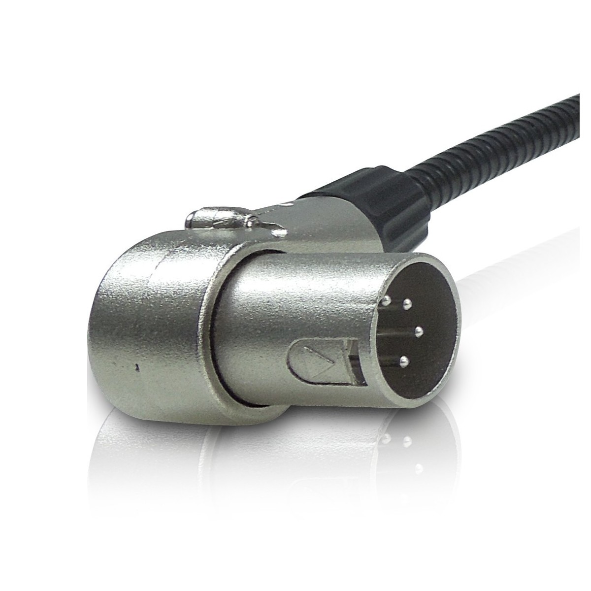 KLARK TEKNIK LED LAMP 18 RA LAMPADA FLESSIBILE LED A COLLO D'OCA CON CONNETTORE XLR 4 POLI CURVO