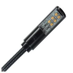 KLARK TEKNIK LED LAMP 18 RA LAMPADA FLESSIBILE LED A COLLO D'OCA CON CONNETTORE XLR 4 POLI CURVO