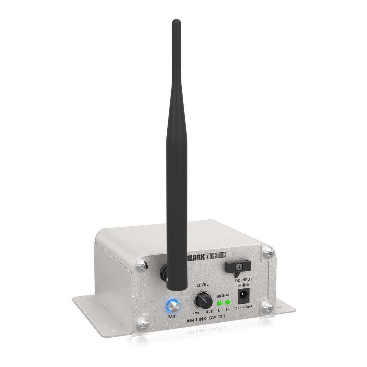 KLARK TEKNIK DW20R AIR LINK RICEVITORE AUDIO STEREO WIRELESS 2,4 GHz