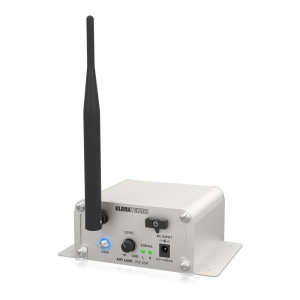 KLARK TEKNIK DW20R AIR LINK RICEVITORE AUDIO STEREO WIRELESS 2,4 GHz