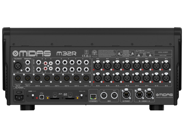MIDAS M32R LIVE MIXER DIGITALE 40 CANALI 25 BUS 16 PREAMP MICROFONICI GARANZIA 10 ANNI