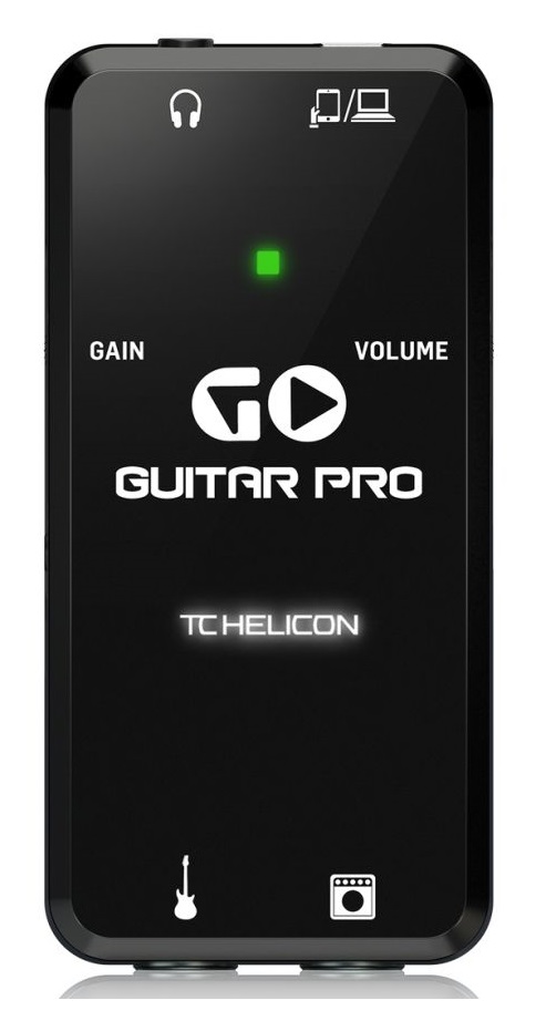 TC HELICON GO GUITAR PRO INTERFACCIA PORTATILE CHITARRA BASSO DISPOSITIVI MOBILI PREAMP MIDAS