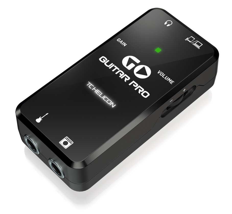 TC HELICON GO GUITAR PRO INTERFACCIA PORTATILE CHITARRA BASSO DISPOSITIVI MOBILI PREAMP MIDAS