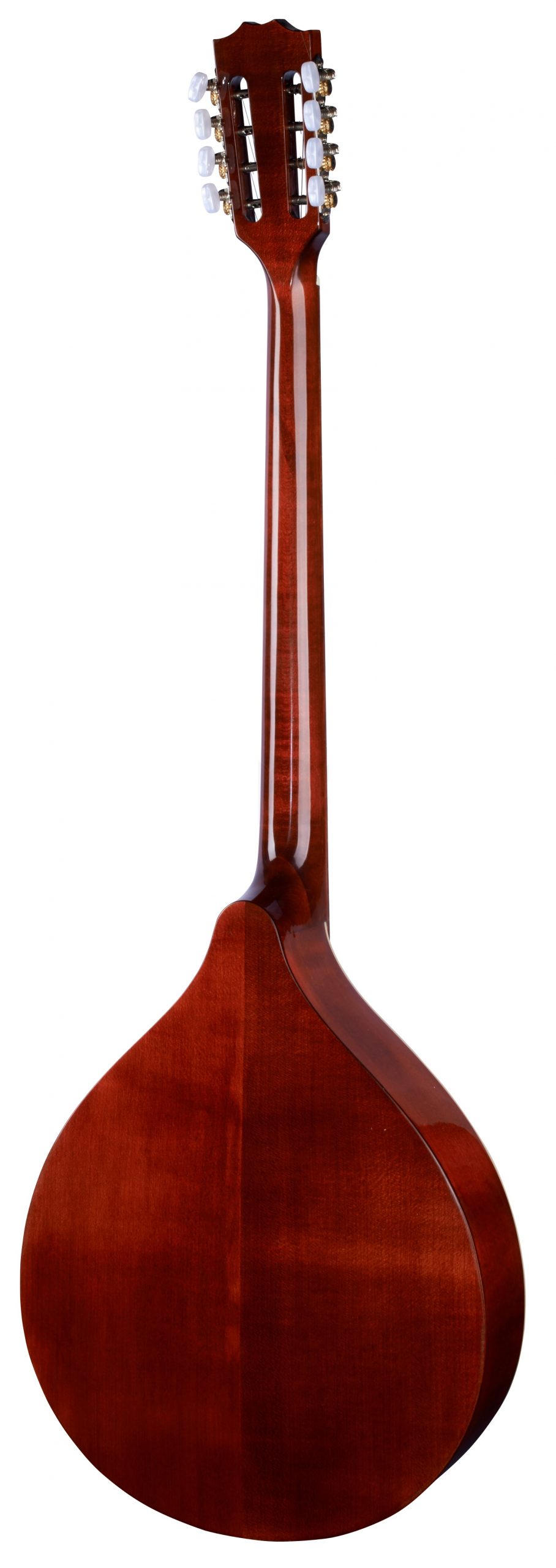 HORA BOUZOUKI IRLANDESE MADE IN EUROPE 66CM TOP TAVOLA ABETE MASSELLO FONDO FASCE MANICO ACERO ROSETTA FLOWER CON BORSA