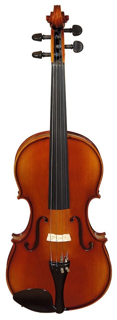 HORA VIOLA 15,5" ALL MADE IN EUROPE PONTE TELLER TEDESCO TOP ABETE MASSELLO FONDO-FASCE ACERO MASSELLO TASTIERA-PIROLI EBANO