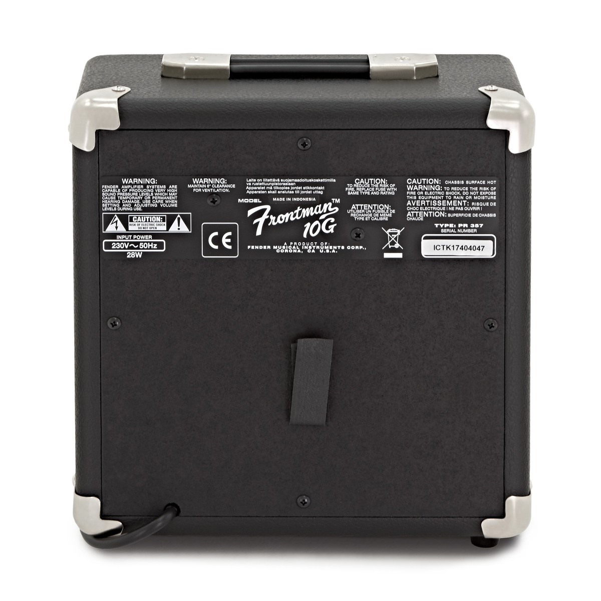 FENDER FRONTMAN 10G AMPLIFICATORE COMBO PER CHITARRA 10W WOOFER 6"