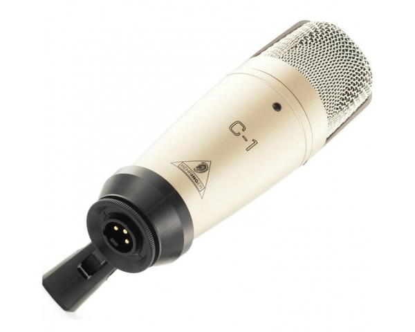 BEHRINGER VOICE STUDIO BUNDLE C1 MICROFONO STUDIO + CLAMP + CAVO + PREAMP 16 PRESET E INTERFACCIA AUDIO USB