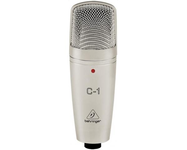 BEHRINGER VOICE STUDIO BUNDLE C1 MICROFONO STUDIO + CLAMP + CAVO + PREAMP 16 PRESET E INTERFACCIA AUDIO USB