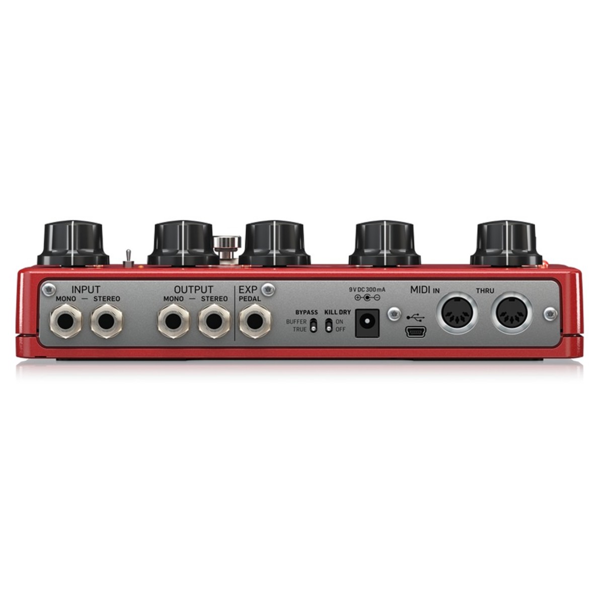 TC ELECTRONIC HALL OF FAME 2 X4 RIVERBERO A PEDALE PER CHITARRA TRUE BYPASS TECNOLOGIA MASH + 6 SLOT TONEPRINT MIDI - USB