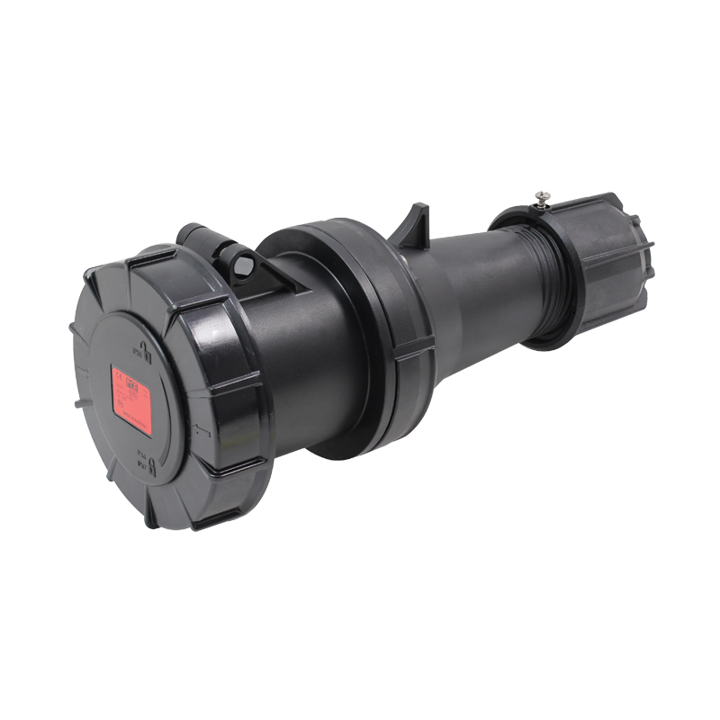 PCE -Y235-6XS PRESA CEE-17 63A 5P (3P+N+T) 400V IP67 5 POLI FEMMINA NERA MIDNIGHT SERIE BLACK PLUG