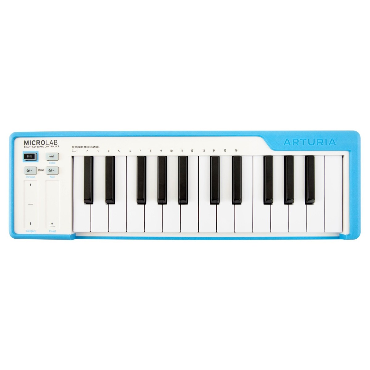 ARTURIA MICROLAB BLUE CONTROLLER TASTIERA 25 TASTI MINI MIDI - USB COLORE BLU