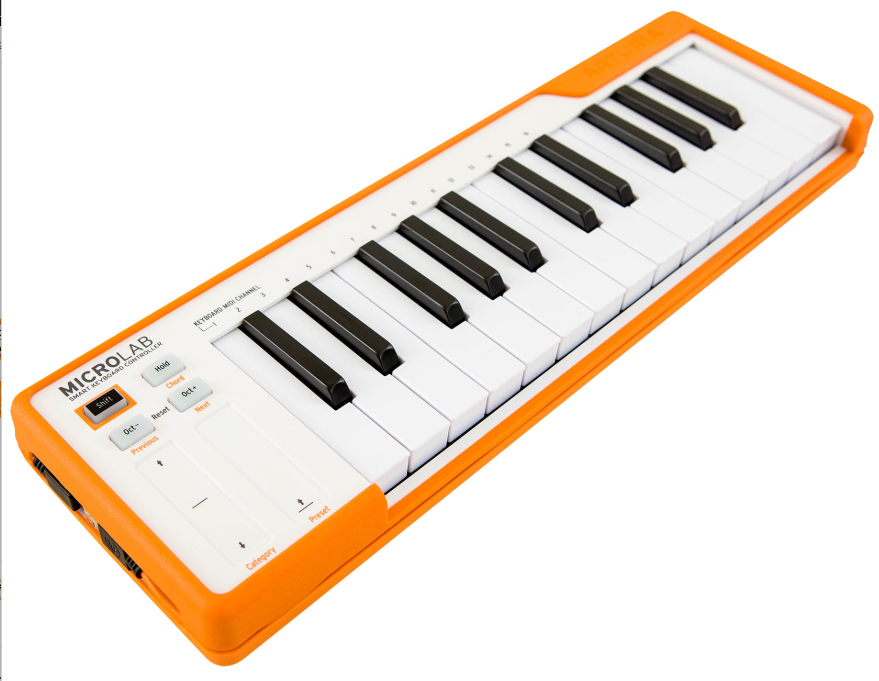 ARTURIA MICROLAB ARANCIONE CONTROLLER TASTIERA 25 TASTI MINI MIDI - USB COLORE ORANGE