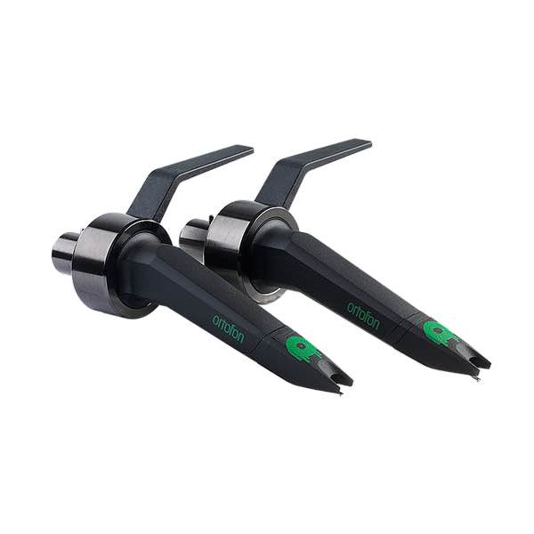 ORTOFON CONCORDE MIX MKII TWIN COPPIA DI SHELL CON TESTINE E PUNTINE SFERICHE PER DJ