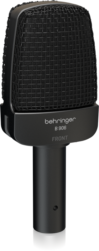 BEHRINGER B 906 MICROFONO DINAMICO SUPERCARDIOIDE PER AMPLIFICATORI PERCUSSIONI E FIATI