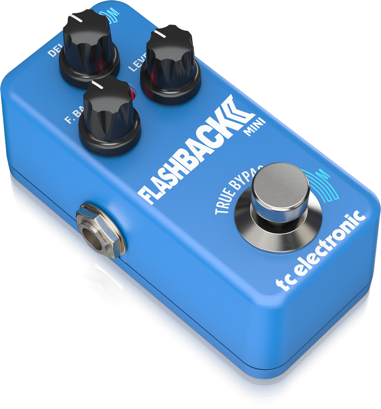 TC ELECTRONIC FLASHBACK 2 MINI DELAY EFFETTO A PEDALE PER CHITARRA TONEPRINT E TECNOLOGIA MASH