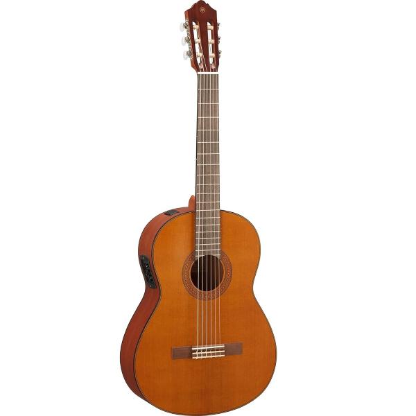 YAMAHA CGX122MCC CHITARRA CLASSICA ELETTRIFICATA CON TOP IN CERDO MASSELLO COLORE NATURAL