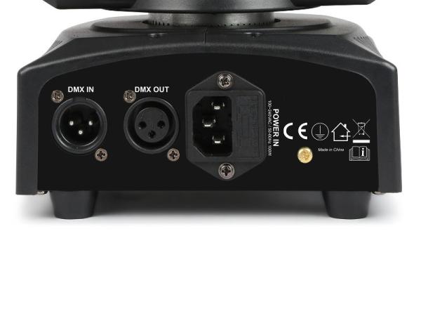 ATOMIC 4DJ ML60R TESTA MOBILE BEAM A LED 60 WATT + WASH SMD