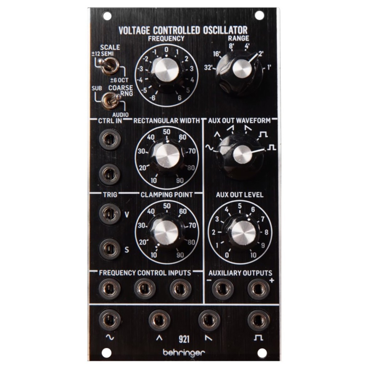 BEHRINGER 921 VOLTAGE CONTROLLED OSCILLATOR MODULO ANALOGICO OSCILLATORE CONTROLLATO IN TENSIONE PER EURORACK