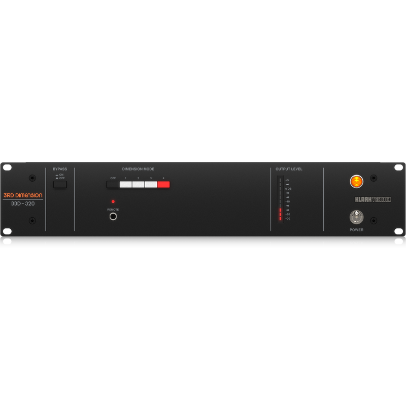 KLARK TEKNIK 3RD DIMENSION BBD-320 PROCESSORE DI SEGNALE ANALOGICO MULTI-DIMENSIONALE CON TECNOLOGIA BBD