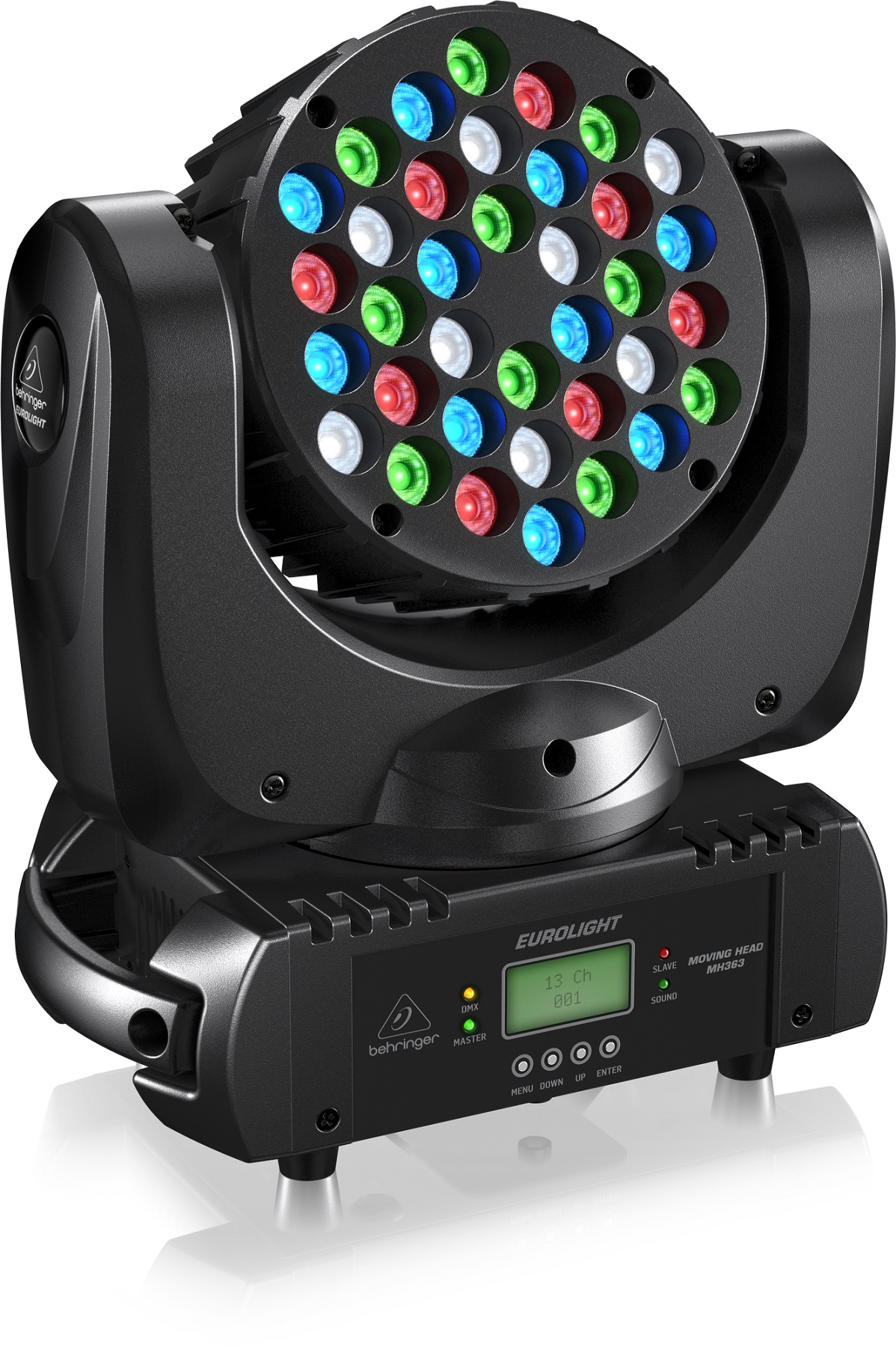 BEHRINGER TESTA MOBILE MH363 36 LED CREE RGBW DA 3 WATT DMX SOUND STROBO