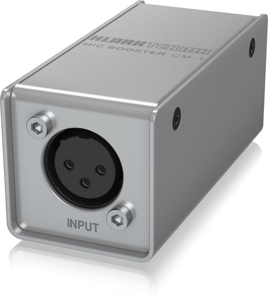KLARK TEKNIK MIC BOOSTER CM1 PREAMPLIFICATORE CON GUADAGNO +25dB PER MICROFONI