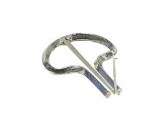 GEWA MUSIC GEWA 844930 SCACCIAPENSIERI COMPATTO E FACILE DA SUONARE FINITURA OPACA ARGENTATA 75 MM