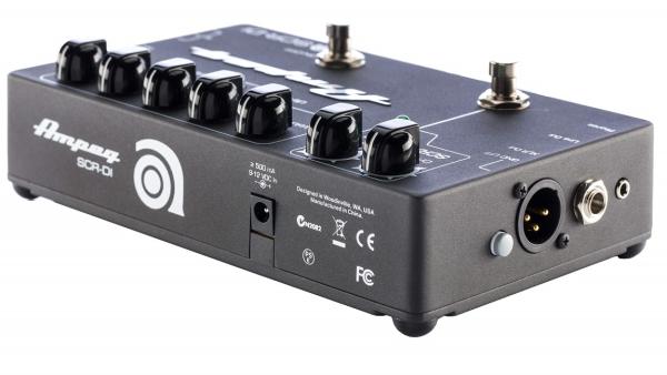 AMPEG SCR-DI BASS DI BOX PEDALIERA BASSO EQUALIZZATORE SCRAMBLER OVERDRIVE XLR OUT