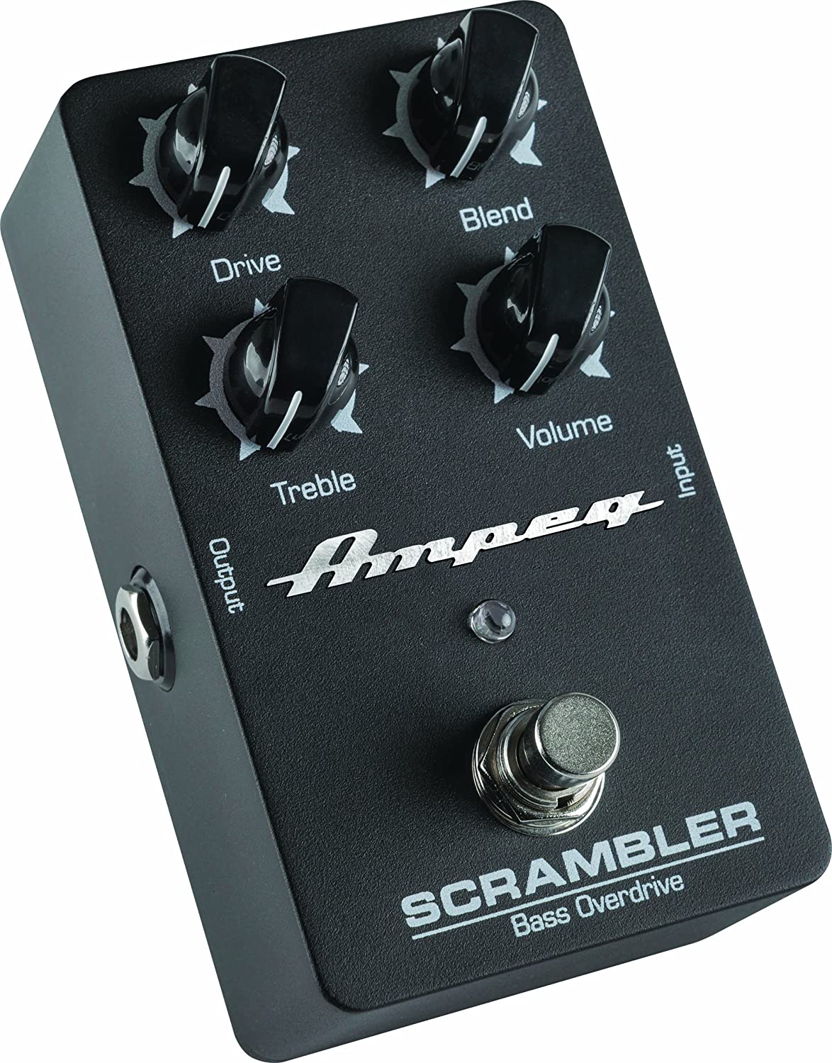 AMPEG SCRAMBLER OVERDRIVE EFFETTO A PEDALE PER BASSO BLEND DRIVE TREBLE VOLUME
