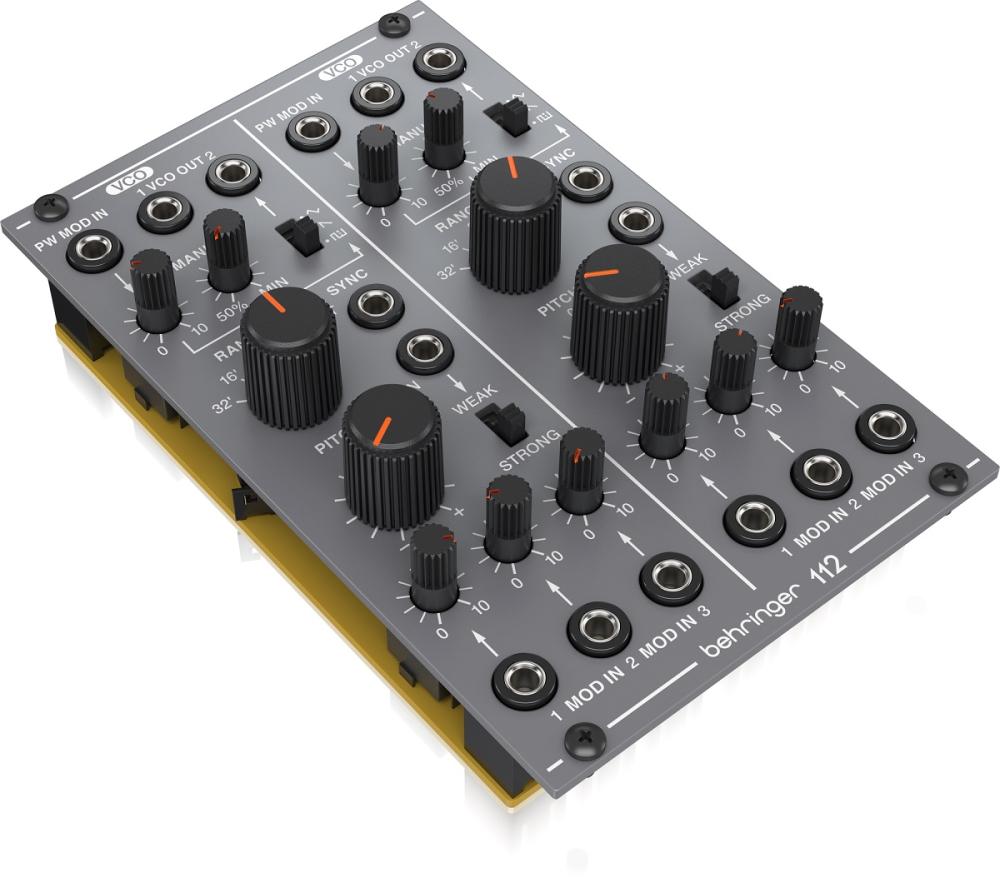 BEHRINGER 112 DUAL VCO MODULO EURORACK SYSTEM 100 DUE OSCILLATORI 18 CONTROLLI