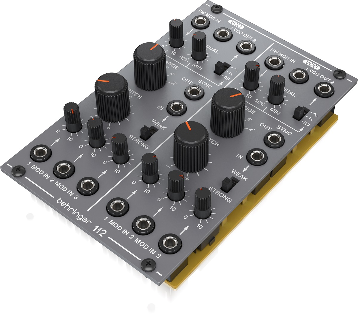 BEHRINGER 112 DUAL VCO MODULO EURORACK SYSTEM 100 DUE OSCILLATORI 18 CONTROLLI