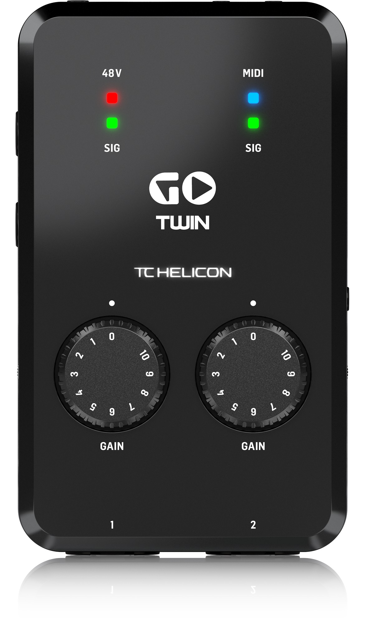 TC HELICON GO TWIN INTERFACCIA AUDIO MIDI DISPOSITIVI MOBILI 2 CANALI ALTA DEFINIZIONE
