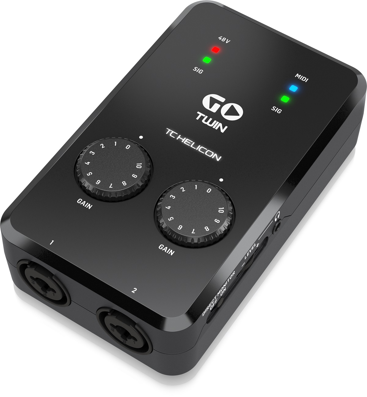 TC HELICON GO TWIN INTERFACCIA AUDIO MIDI DISPOSITIVI MOBILI 2 CANALI ALTA DEFINIZIONE