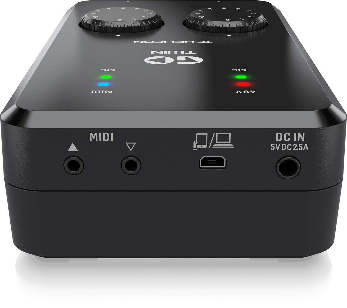 TC HELICON GO TWIN INTERFACCIA AUDIO MIDI DISPOSITIVI MOBILI 2 CANALI ALTA DEFINIZIONE
