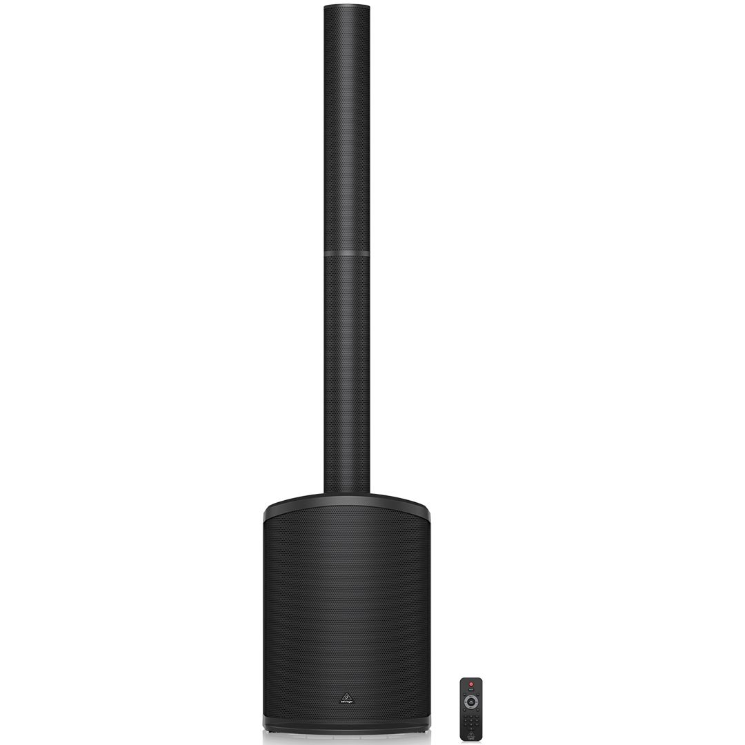 BEHRINGER C210B IMPIANTO COLONNA A BATTERIA LED-SHOW DSP TELECOMANDO SUBWOOFER-8" 4 x 2 5" 3CH BLUETOOTH MP3 USB SD-MMC 160W