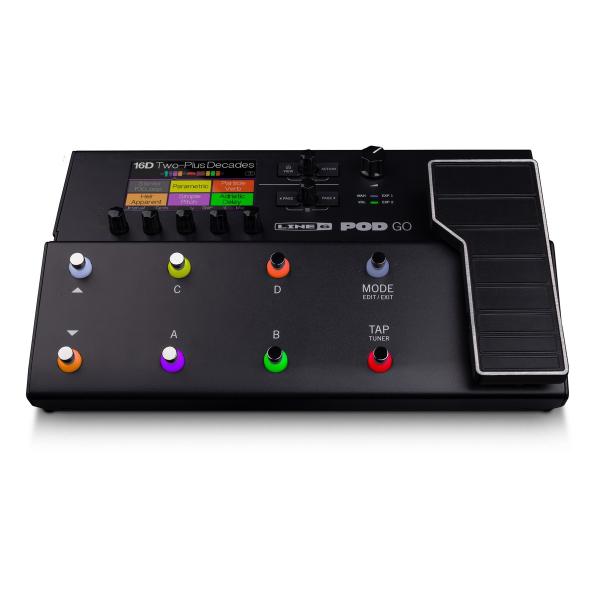 LINE 6 LINE6 POD GO PEDALIERA MULTI-EFFETTO CON MODELLATORE DI AMPLI ED EFFETTI + PEDALE D'ESPRESSIONE