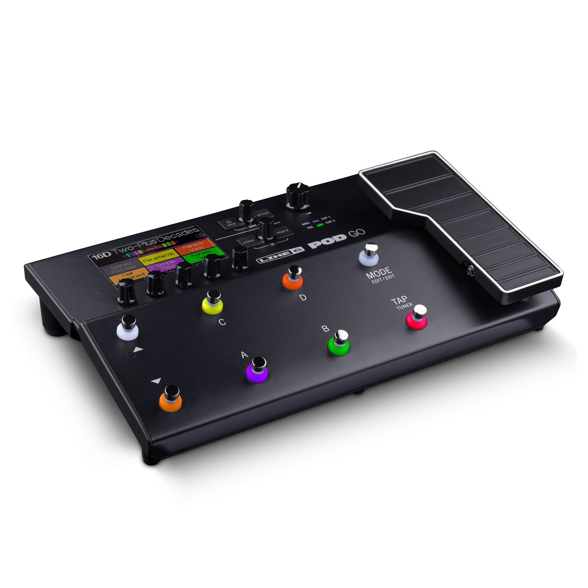 LINE 6 LINE6 POD GO PEDALIERA MULTI-EFFETTO CON MODELLATORE DI AMPLI ED EFFETTI + PEDALE D'ESPRESSIONE