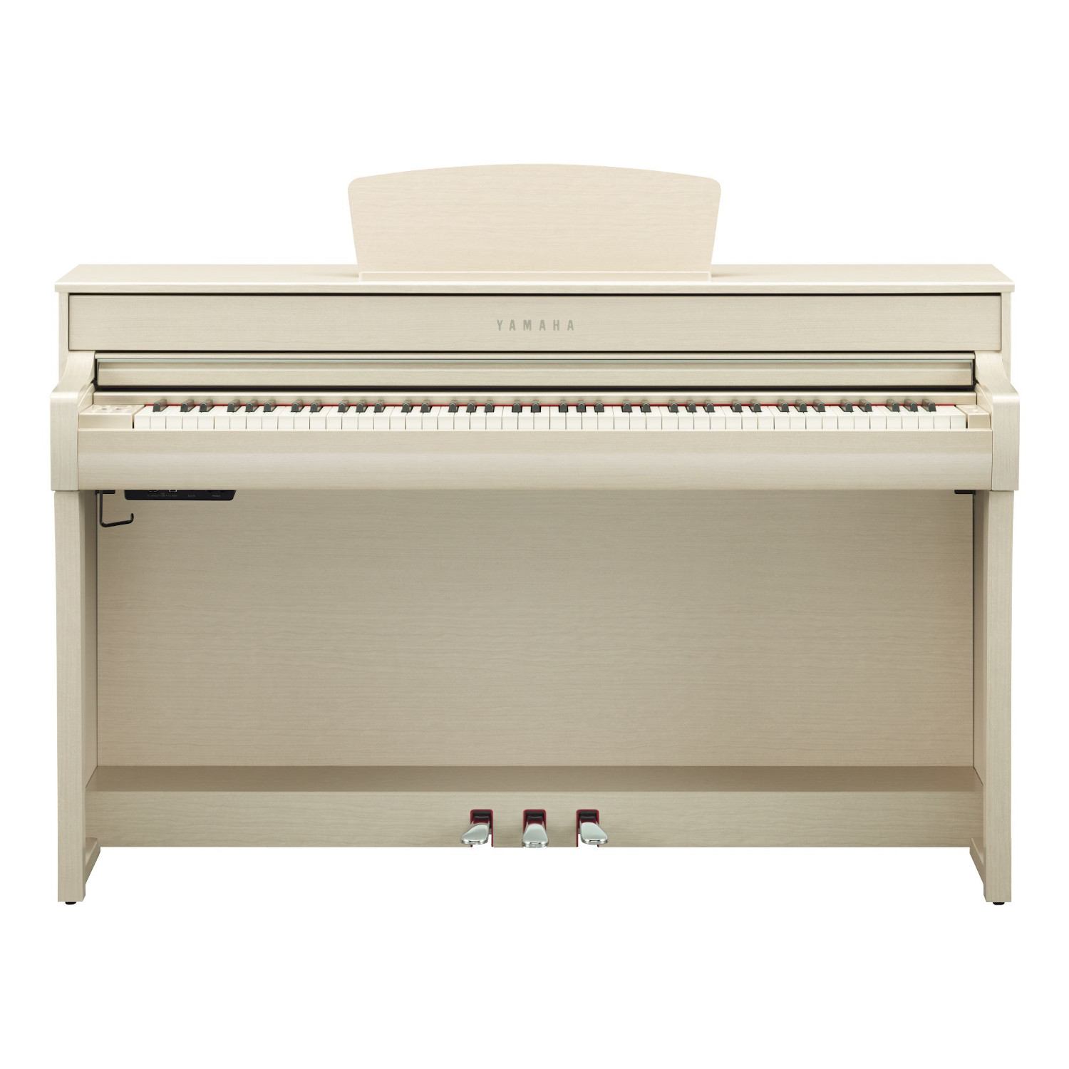 YAMAHA CLAVINOVA CLP735 WHITE ASH PIANOFORTE DIGITALE 88 TASTI PESATI COLORE BIANCO CENERE