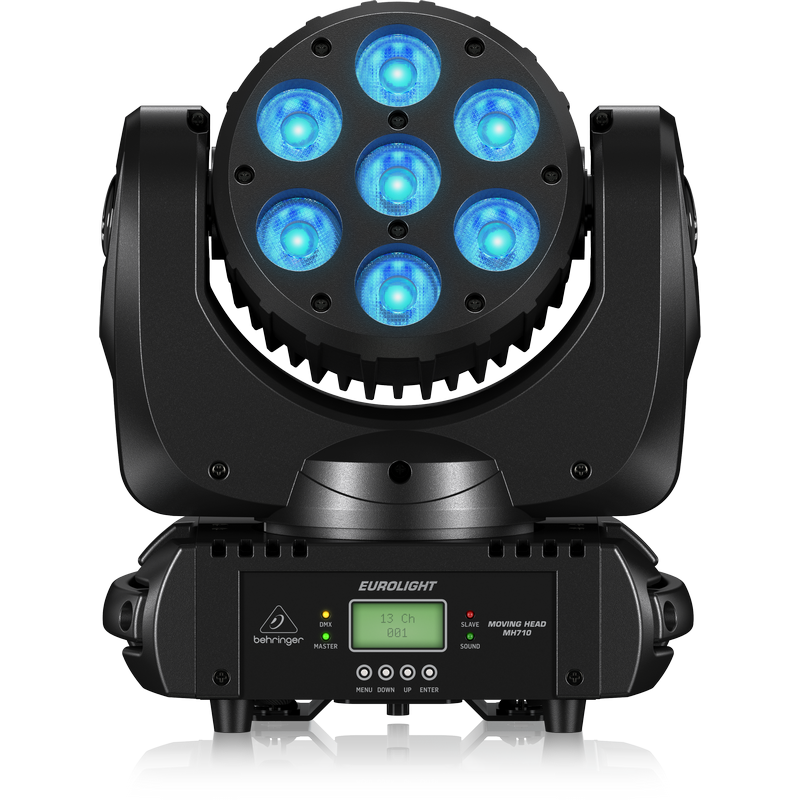BEHRINGER MH710 MOVING HEAD TESTA MOBILE LED RGBW 7x10W