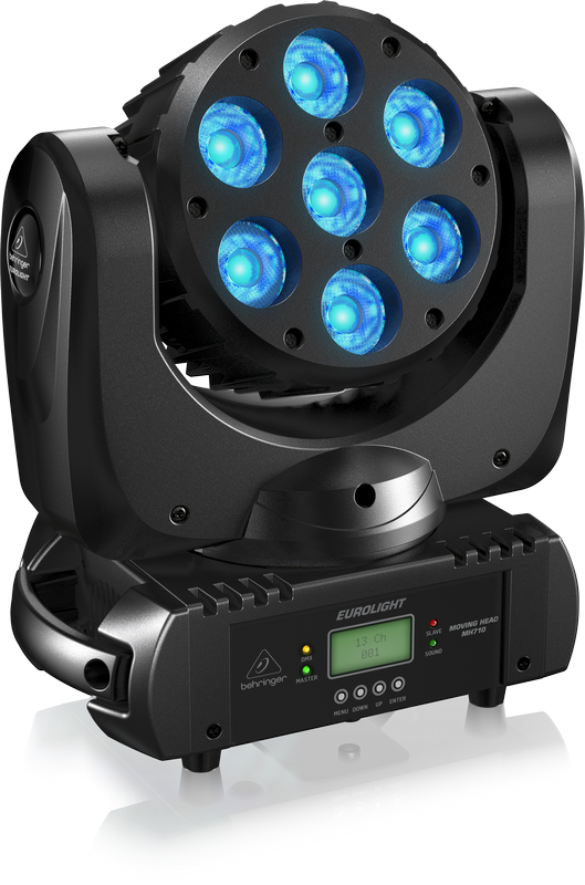 BEHRINGER MH710 MOVING HEAD TESTA MOBILE LED RGBW 7x10W