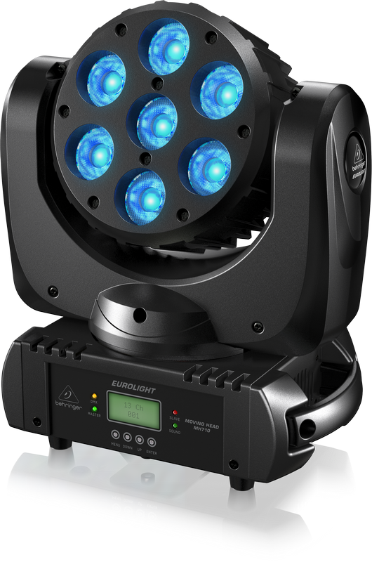 BEHRINGER MH710 MOVING HEAD TESTA MOBILE LED RGBW 7x10W