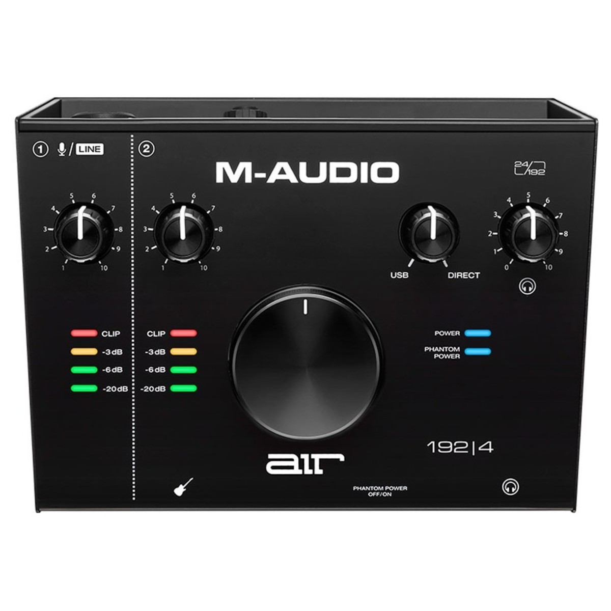 M-AUDIO AIR 192-4 INTERFACCIA AUDIO MIDI USB 2 IN - 2 OUT CON 1 INGRESSI PER MICROFONICO