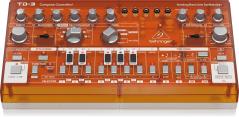 BEHRINGER TD-3 TG ARANCIONE SINTETIZZATORE ANALOGICO DI BASSI CON STEP SEQUENCER ARPEGGIATORE E FILTRO RISONANTE