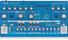 BEHRINGER TD-3 BB CELESTE SINTETIZZATORE ANALOGICO DI BASSI CON STEP SEQUENCER ARPEGGIATORE E FILTRO RISONANTE