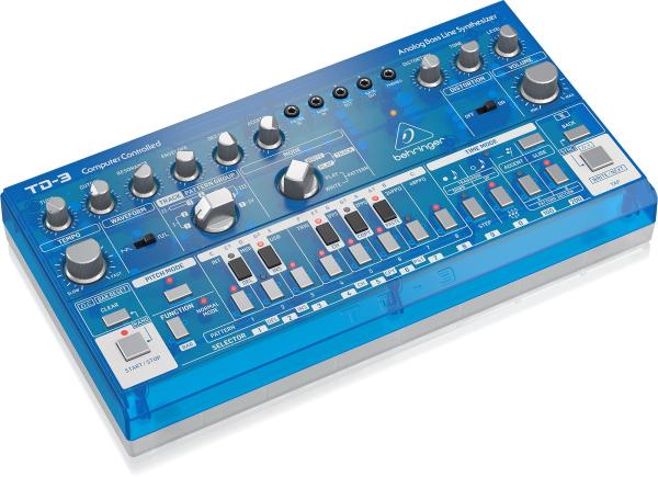 BEHRINGER TD-3 BB CELESTE SINTETIZZATORE ANALOGICO DI BASSI CON STEP SEQUENCER ARPEGGIATORE E FILTRO RISONANTE